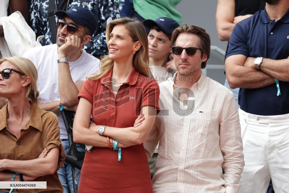 2025 French Open - Celebrities In Stand Day 5 NB