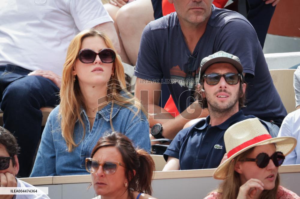 2025 French Open - Celebrities In Stand Day 5 NB