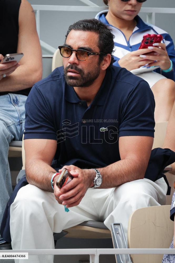 2025 French Open - Celebrities In Stand Day 5 NB