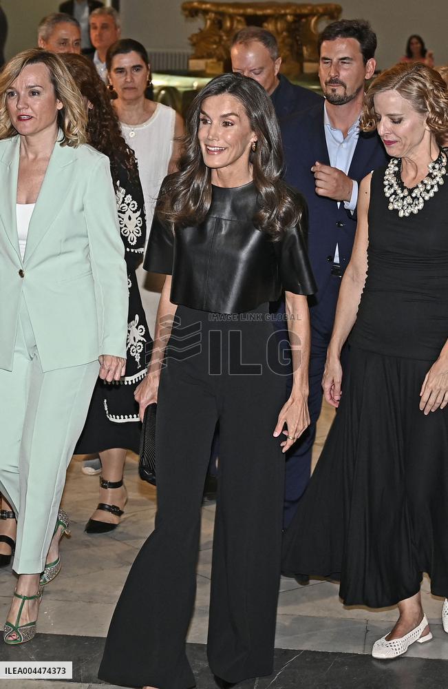 Queen Letizia At Solo de Ciencia Contest - Madrid