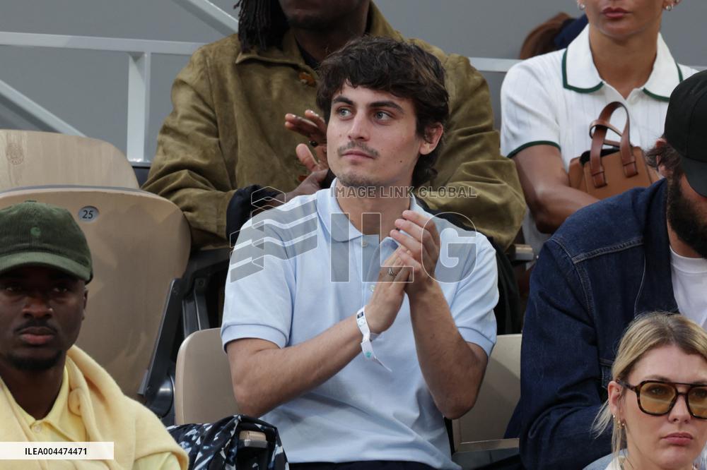 2025 French Open - Celebrities In Stand Night 5 NB