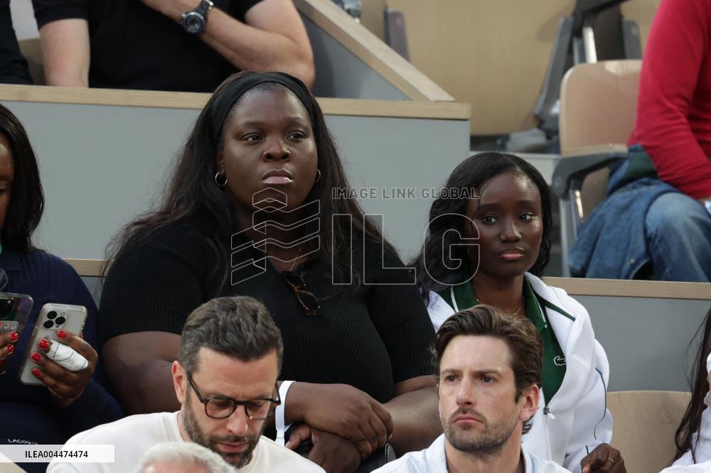 2025 French Open - Celebrities In Stand Night 5 NB
