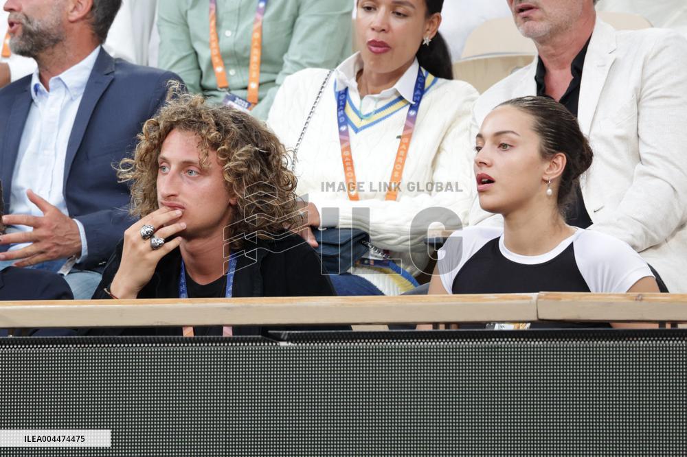 2025 French Open - Celebrities In Stand Night 5 NB