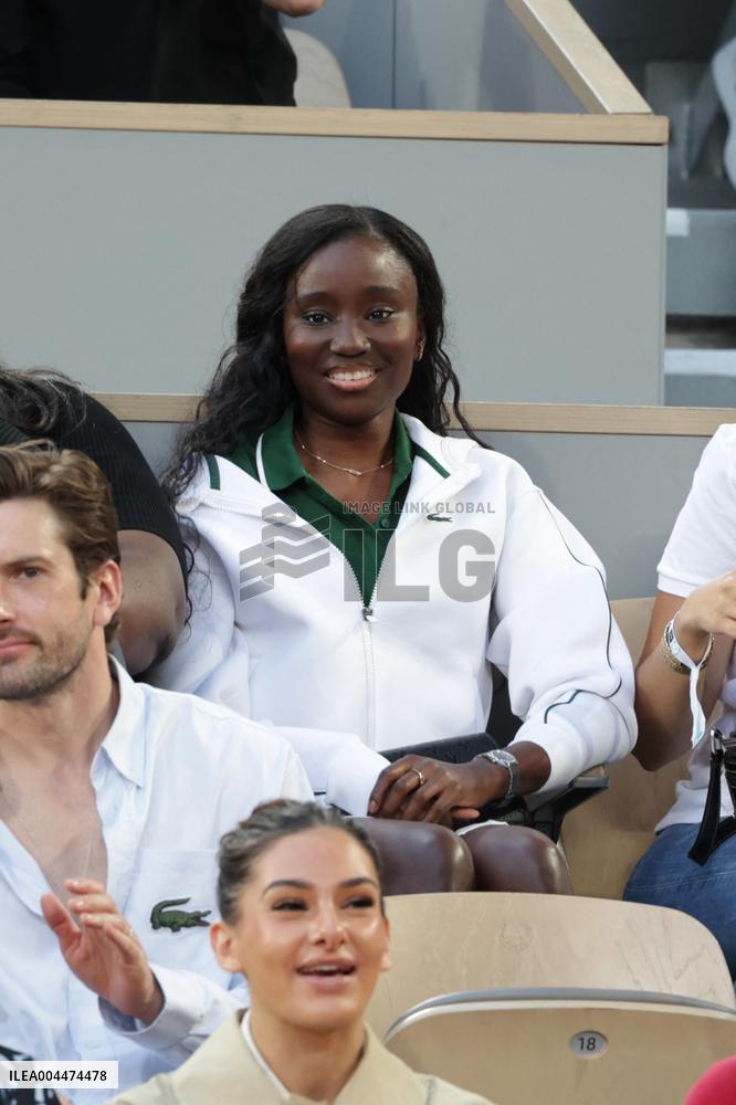 2025 French Open - Celebrities In Stand Night 5 NB