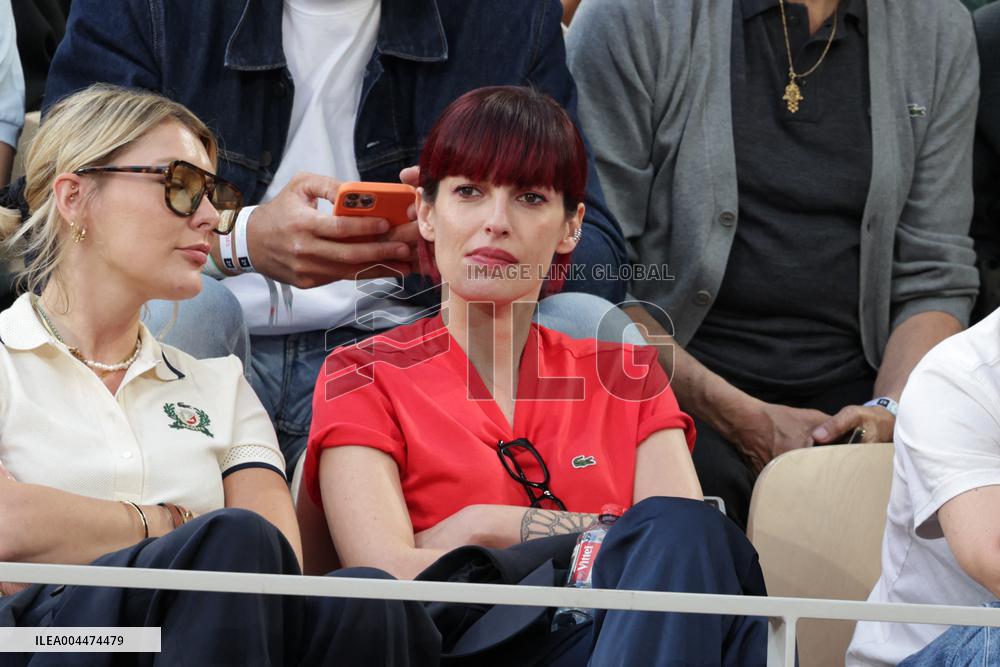 2025 French Open - Celebrities In Stand Night 5 NB