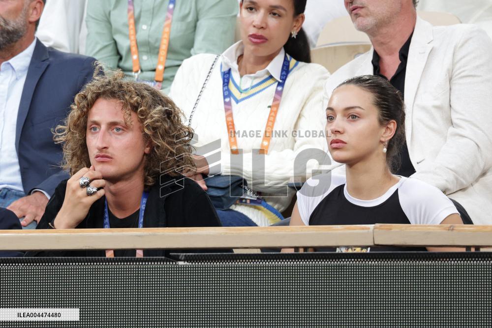 2025 French Open - Celebrities In Stand Night 5 NB
