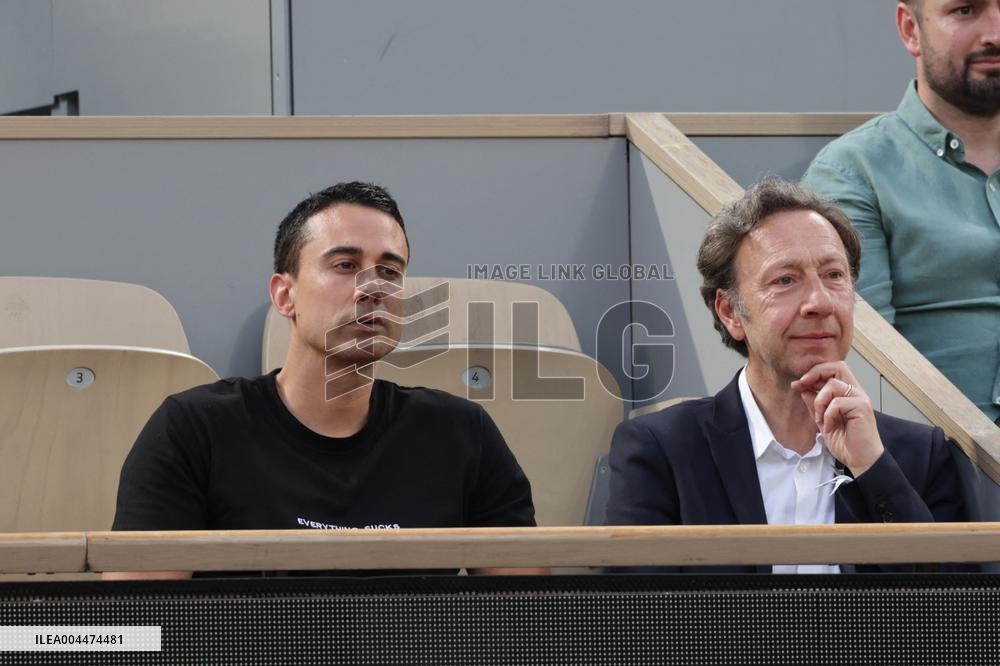 2025 French Open - Celebrities In Stand Night 5 NB