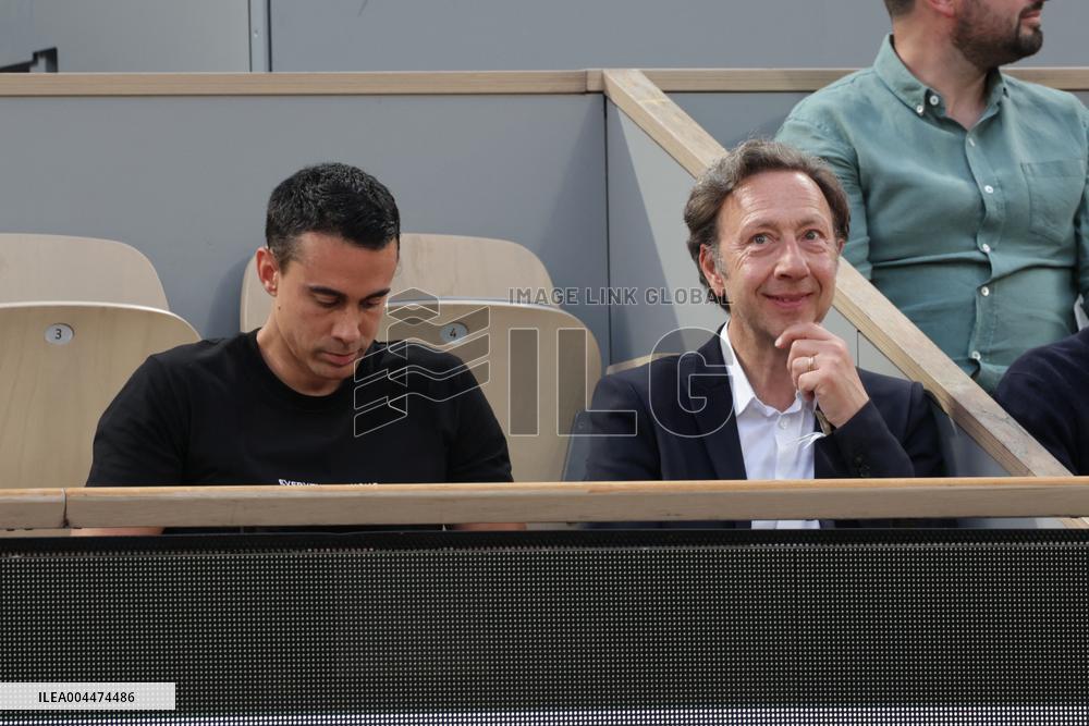 2025 French Open - Celebrities In Stand Night 5 NB