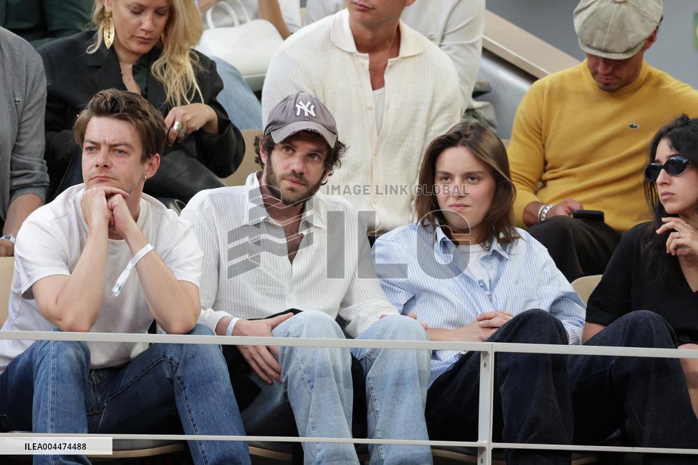 2025 French Open - Celebrities In Stand Night 5 NB