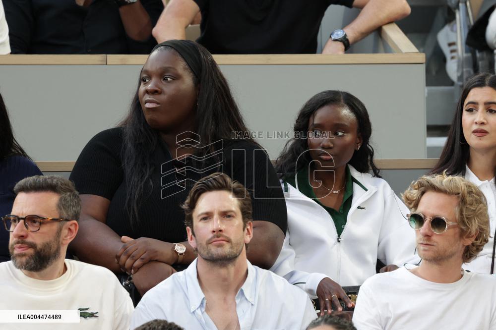 2025 French Open - Celebrities In Stand Night 5 NB