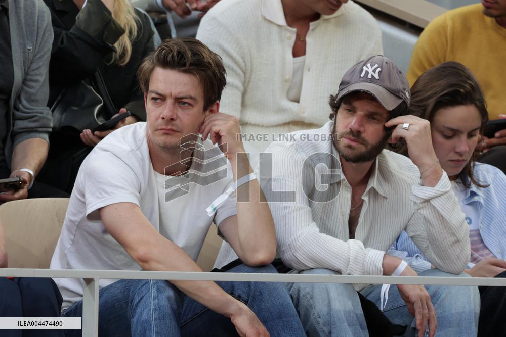 2025 French Open - Celebrities In Stand Night 5 NB