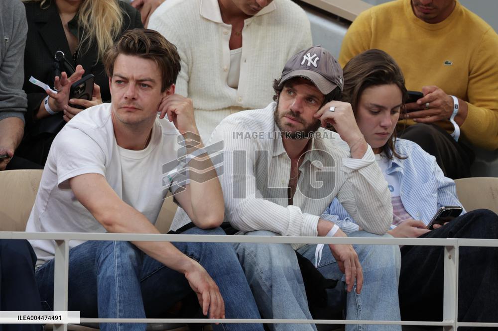 2025 French Open - Celebrities In Stand Night 5 NB