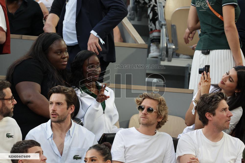 2025 French Open - Celebrities In Stand Night 5 NB