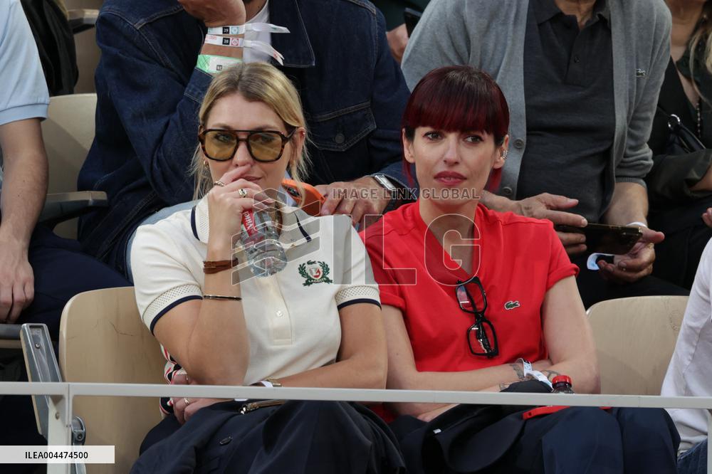 2025 French Open - Celebrities In Stand Night 5 NB