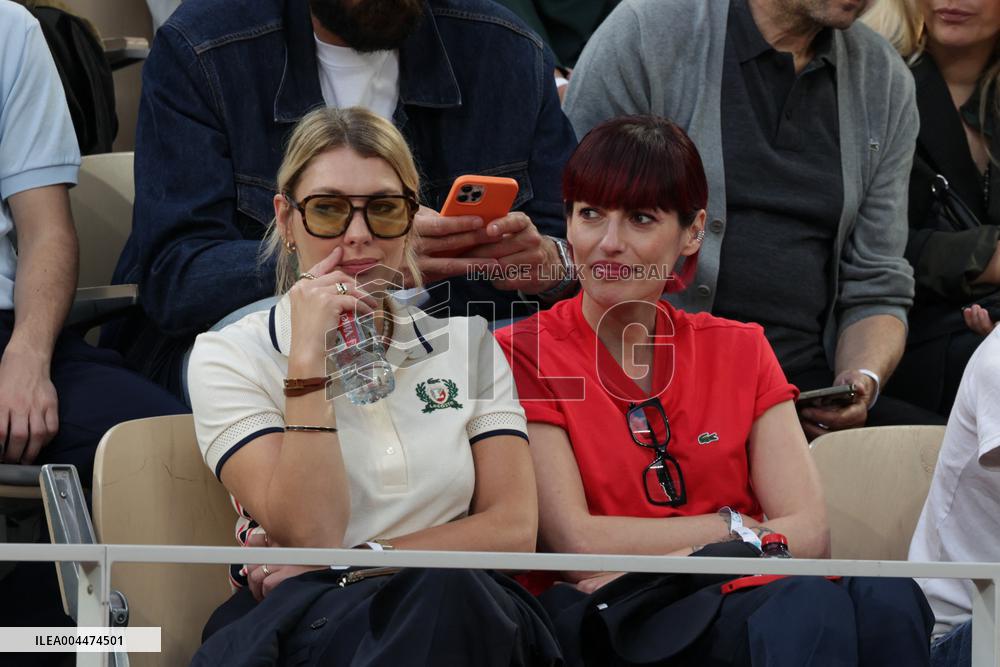 2025 French Open - Celebrities In Stand Night 5 NB
