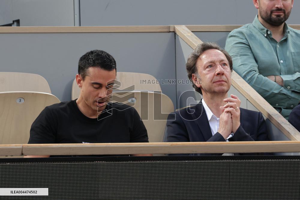 2025 French Open - Celebrities In Stand Night 5 NB