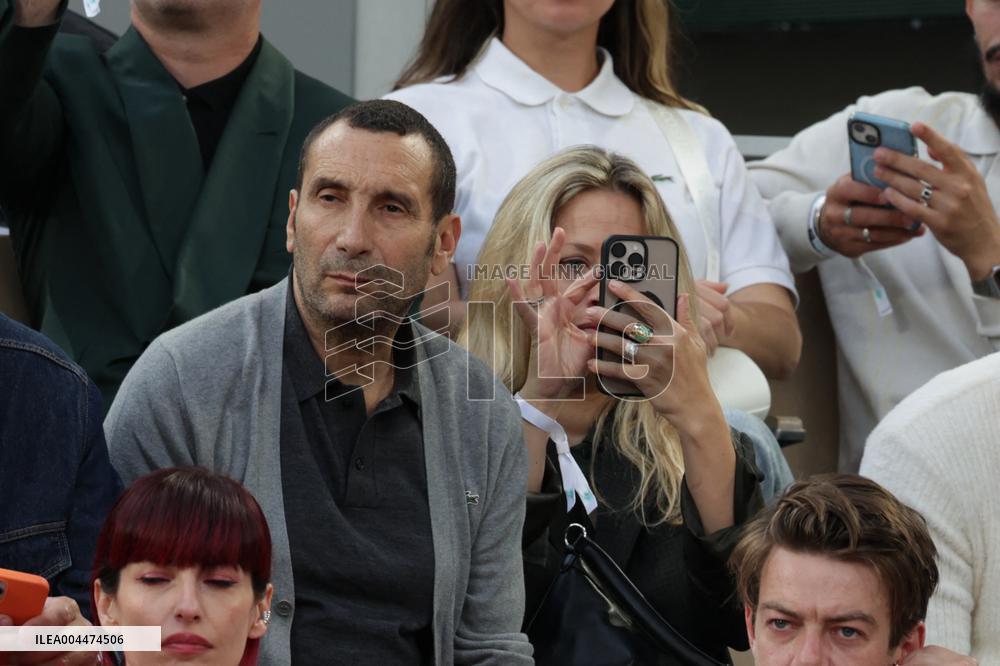 2025 French Open - Celebrities In Stand Night 5 NB
