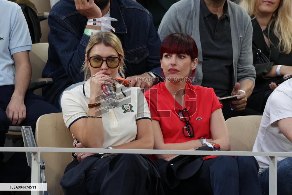 2025 French Open - Celebrities In Stand Night 5 NB