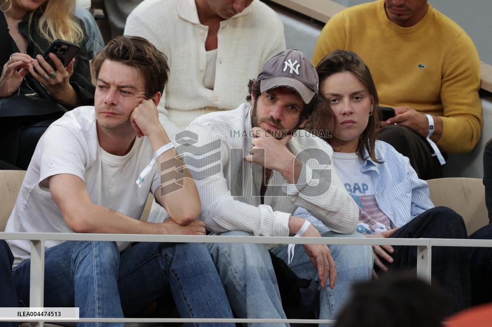 2025 French Open - Celebrities In Stand Night 5 NB