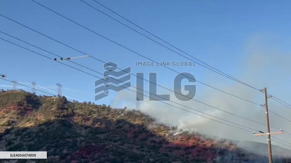 US: Brush Fire Erupts Near Frazier Park, California, Triggering Evacuation Warnings 2