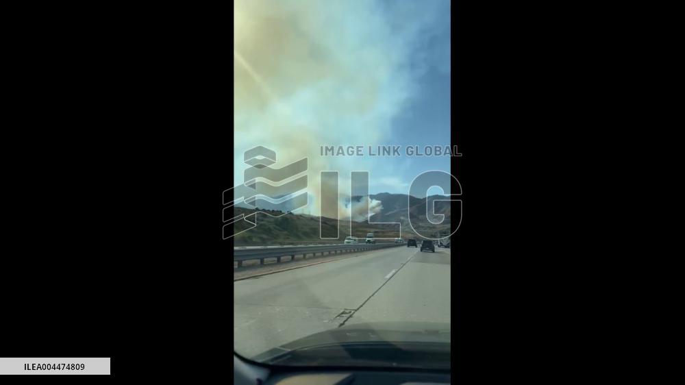 US: Brush Fire Erupts Near Frazier Park, California, Triggering Evacuation Warnings