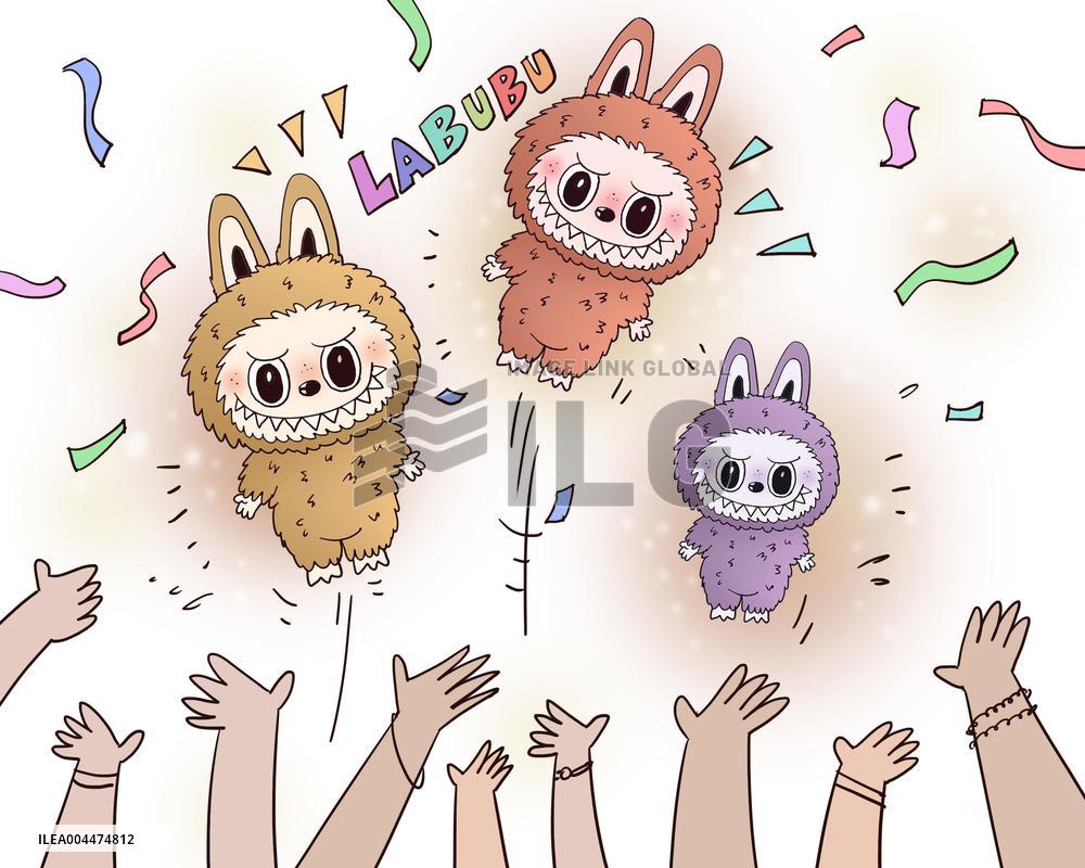 Illustration Popmart Labubu