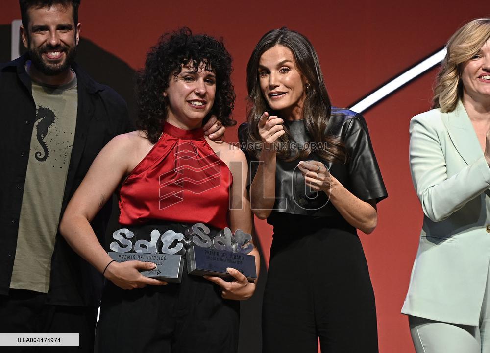 Queen Letizia At Solo de Ciencia Final - Madrid