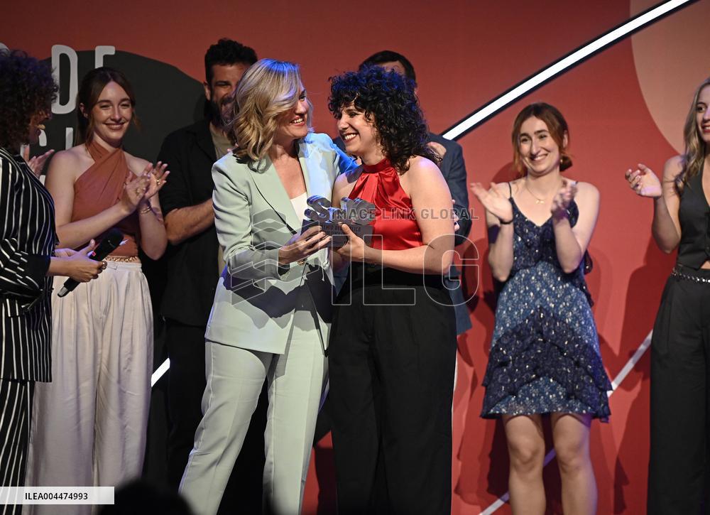 Queen Letizia At Solo de Ciencia Final - Madrid