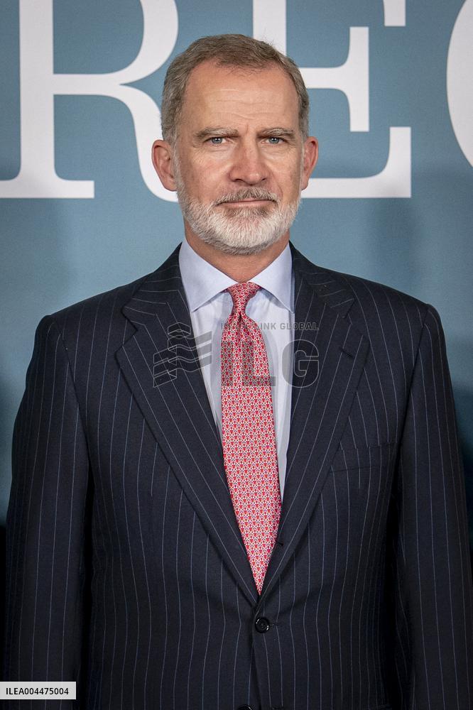 King Felipe At CREO Forum Conference - Madrid