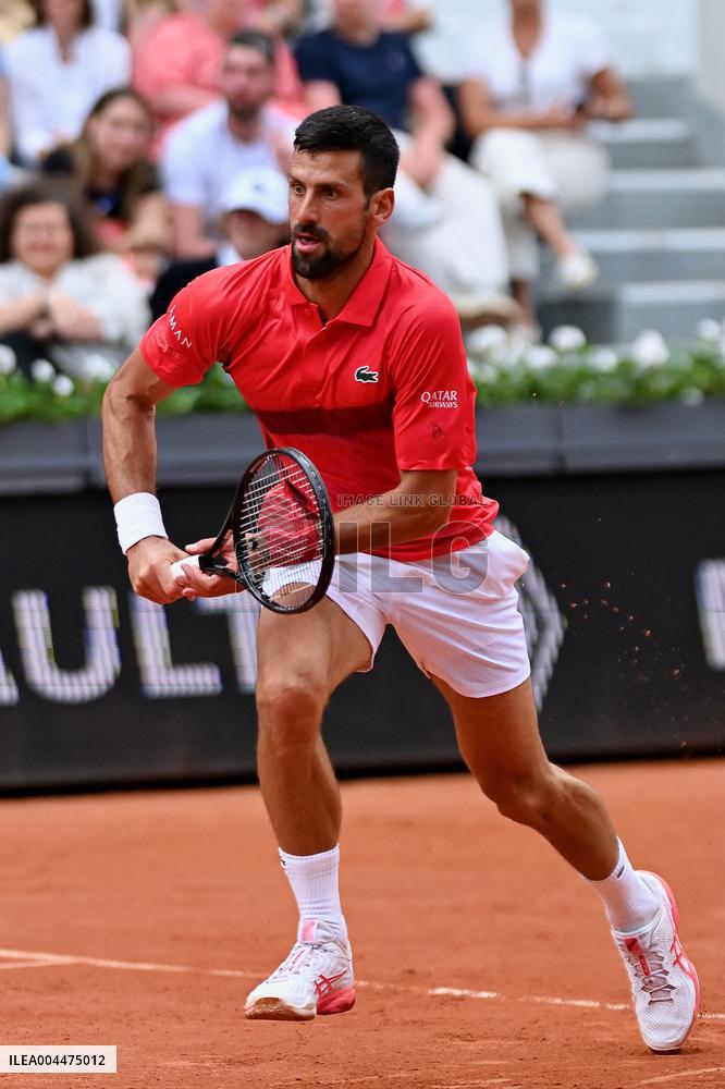 French Open - Novak Djokovic Defeats Corentin Moutet