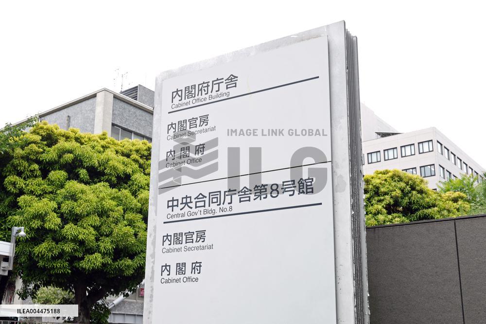 Signboard of Central Government Building No. 8