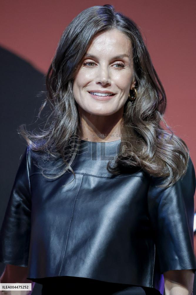 Queen Letizia At Solo de Ciencia’Final - Madrid