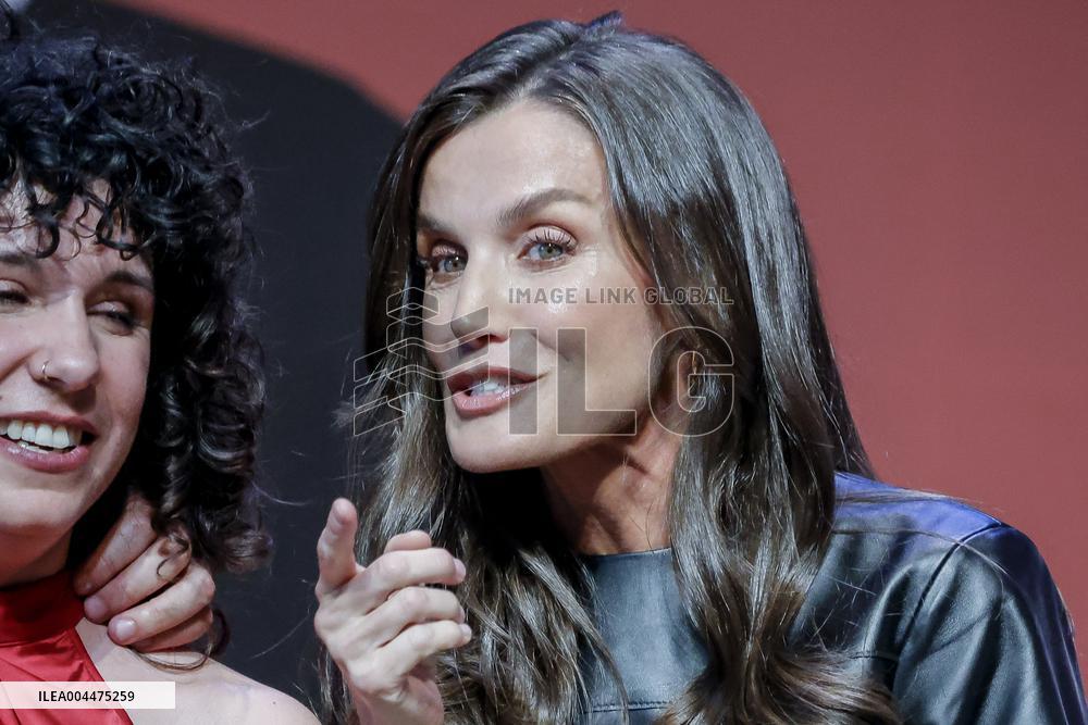 Queen Letizia At Solo de Ciencia’Final - Madrid