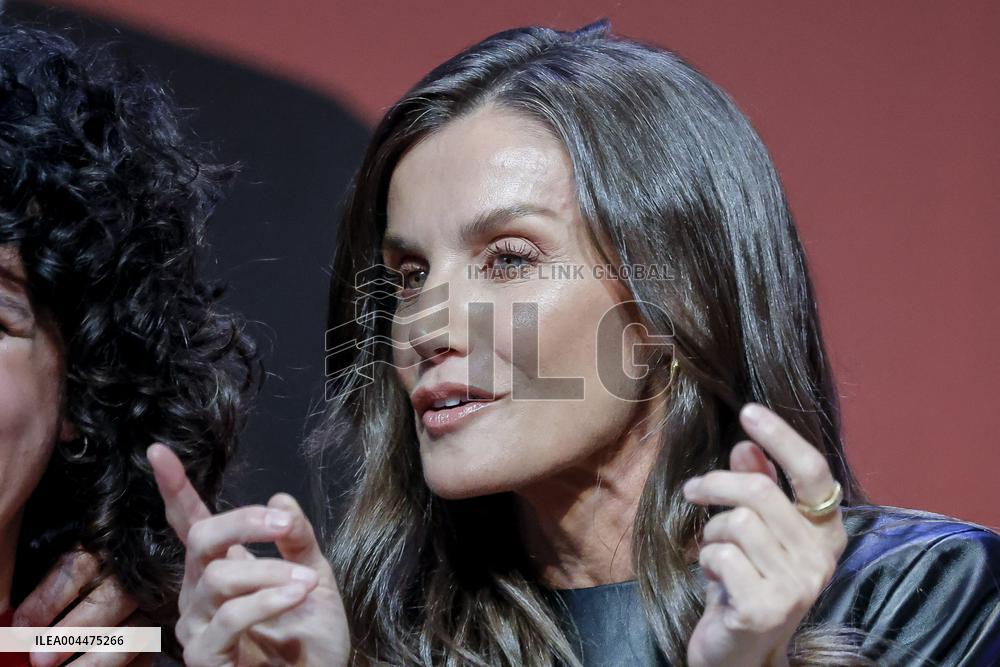 Queen Letizia At Solo de Ciencia’Final - Madrid