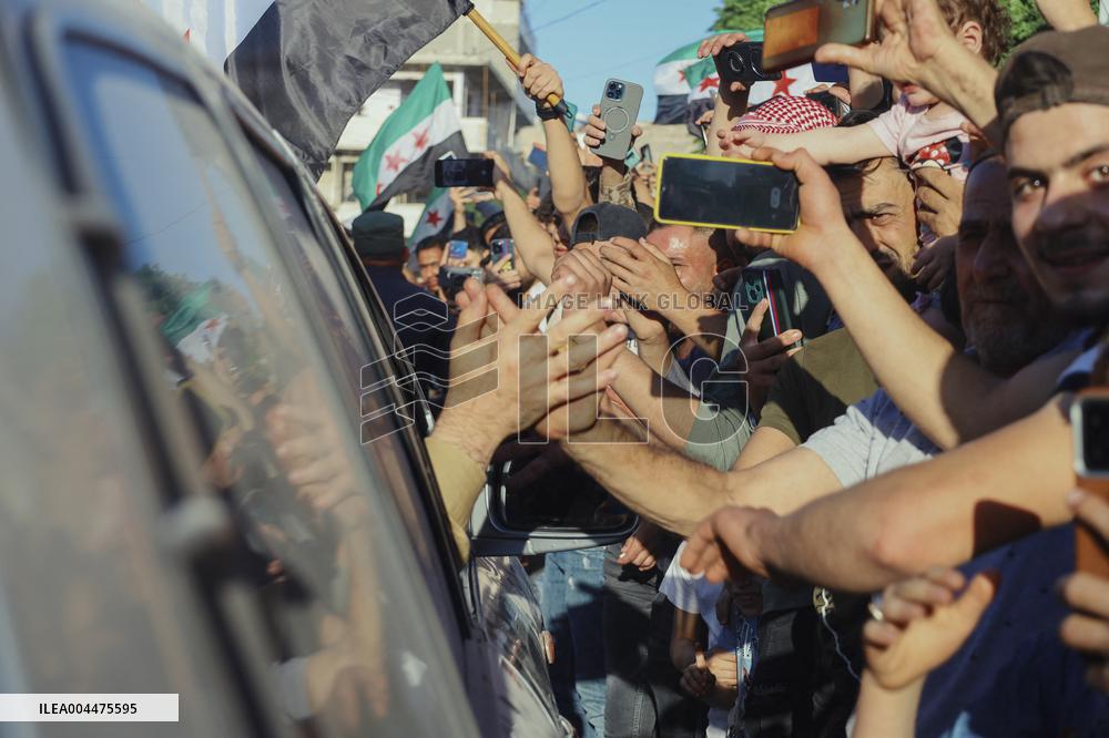 Syrians Celebrate 10 Years Since Ariha Liberation