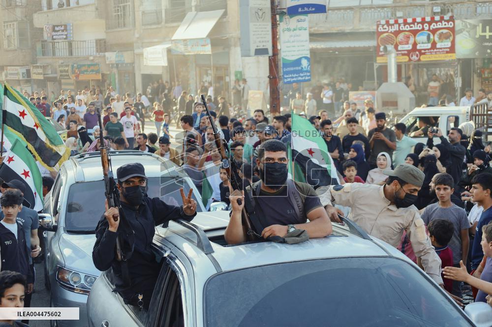 Syrians Celebrate 10 Years Since Ariha Liberation