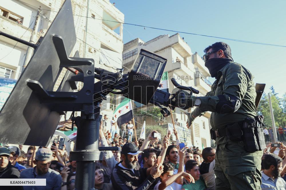 Syrians Celebrate 10 Years Since Ariha Liberation