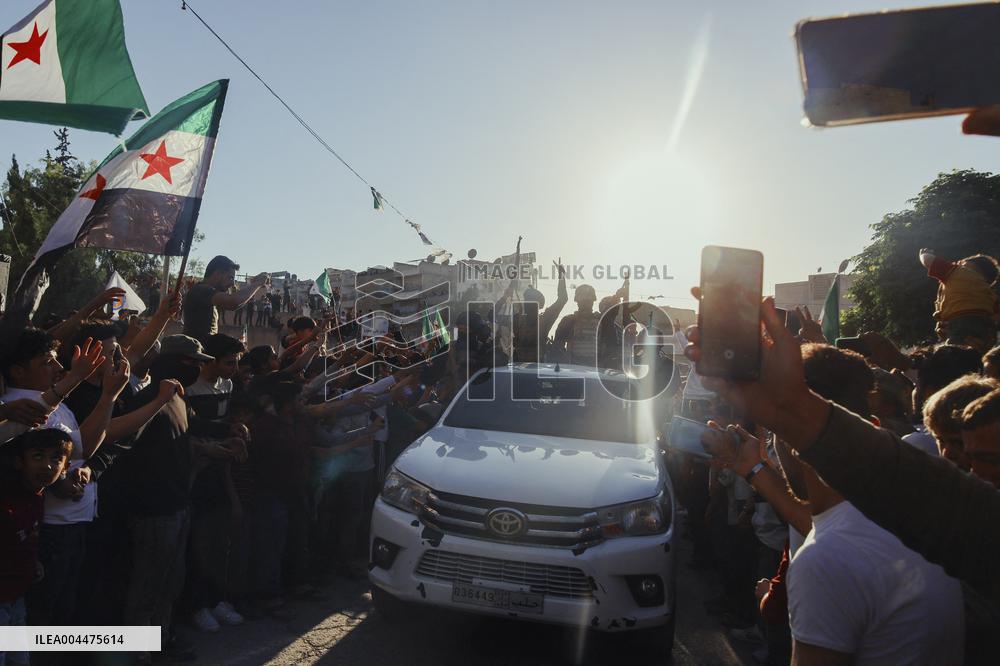 Syrians Celebrate 10 Years Since Ariha Liberation