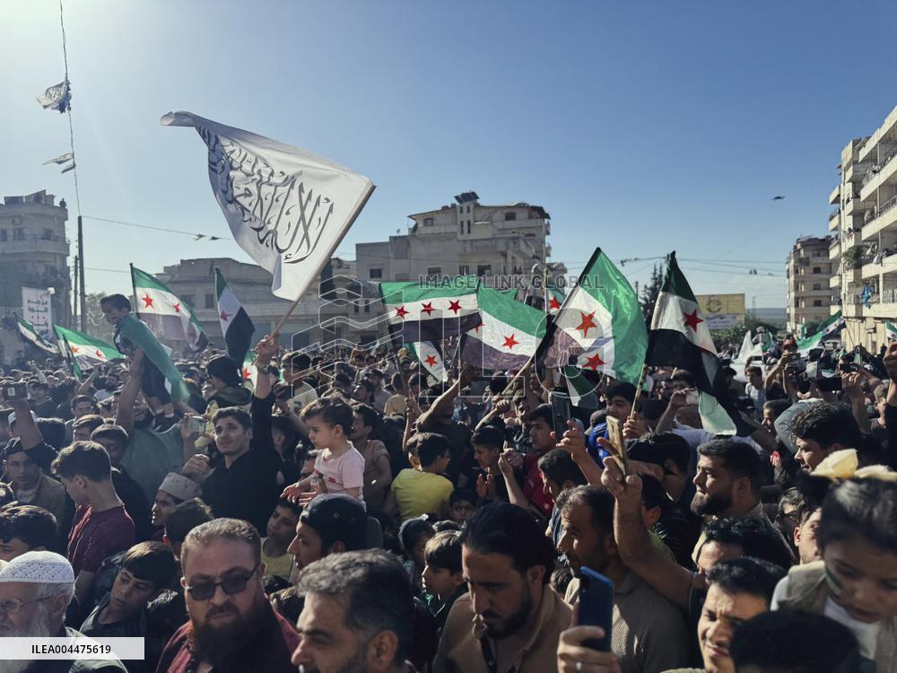 Syrians Celebrate 10 Years Since Ariha Liberation