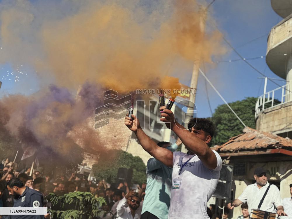 Syrians Celebrate 10 Years Since Ariha Liberation