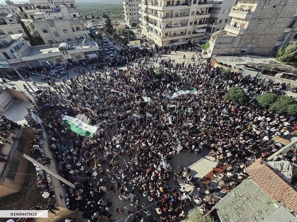 Syrians Celebrate 10 Years Since Ariha Liberation