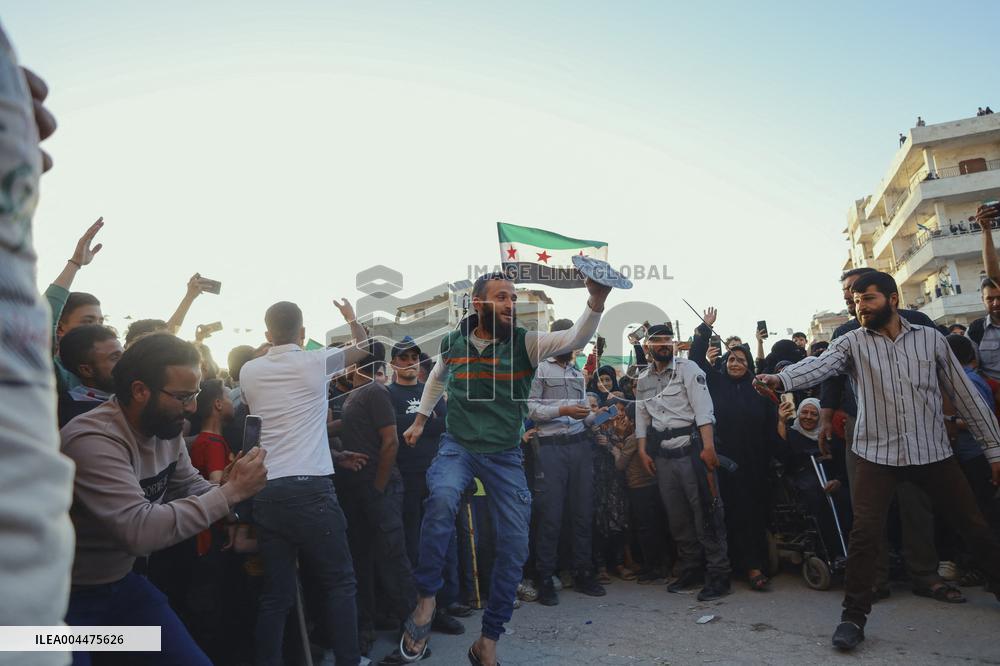 Syrians Celebrate 10 Years Since Ariha Liberation