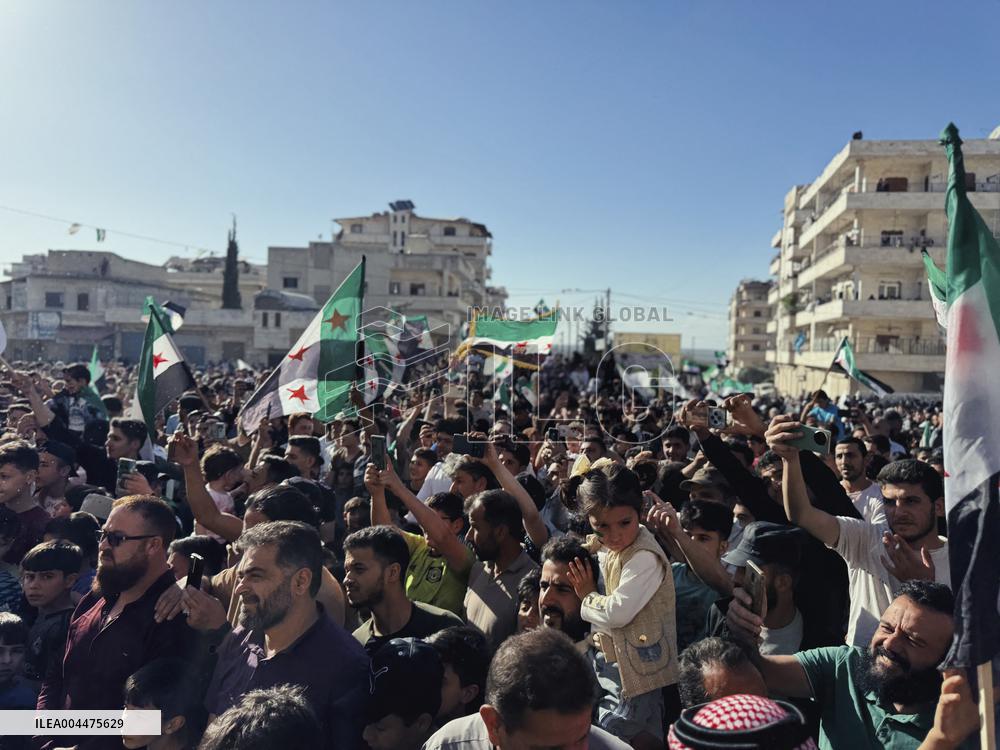 Syrians Celebrate 10 Years Since Ariha Liberation