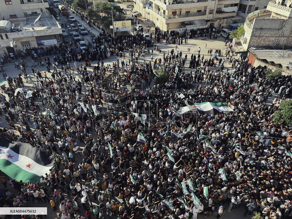 Syrians Celebrate 10 Years Since Ariha Liberation