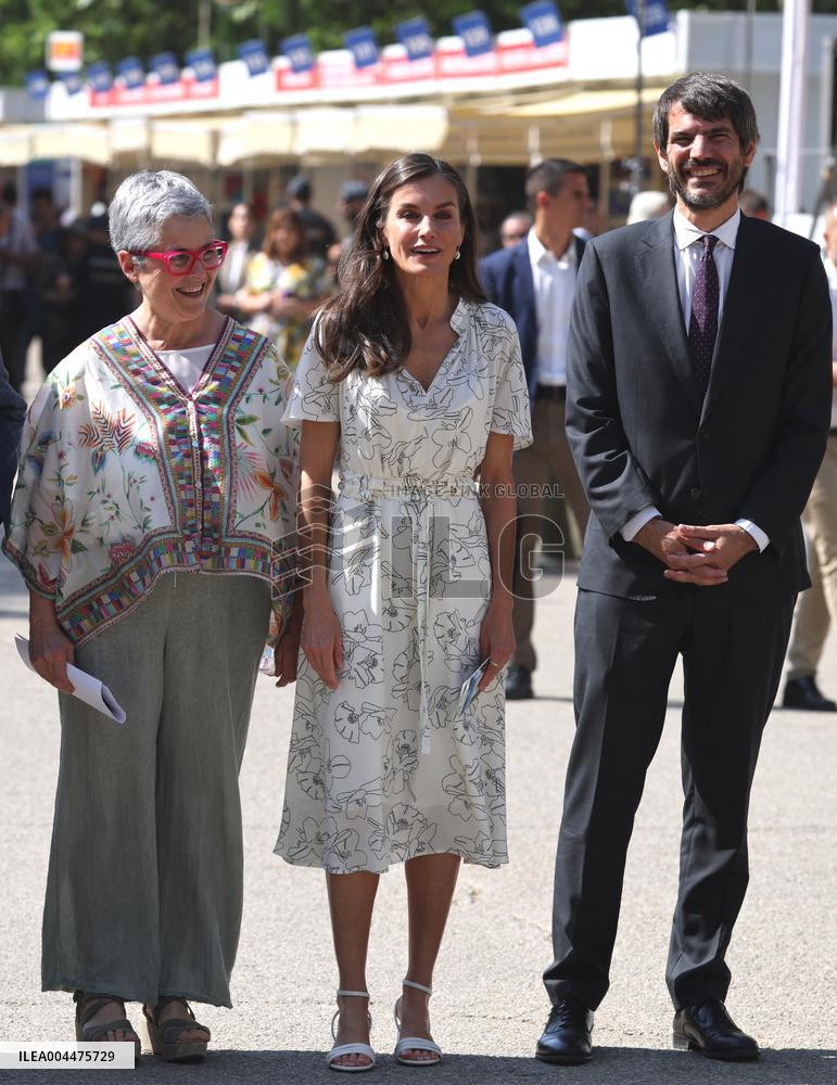 Queen Letizia At 84th Madrid Book Fair - Madrid
