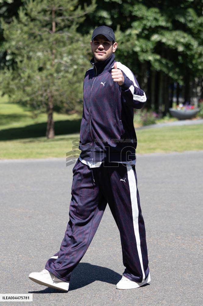 France Players arrives for Training - Clairefontaine-en-Yvelines