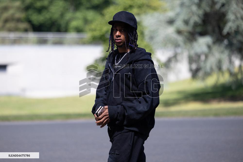 France Players arrives for Training - Clairefontaine-en-Yvelines