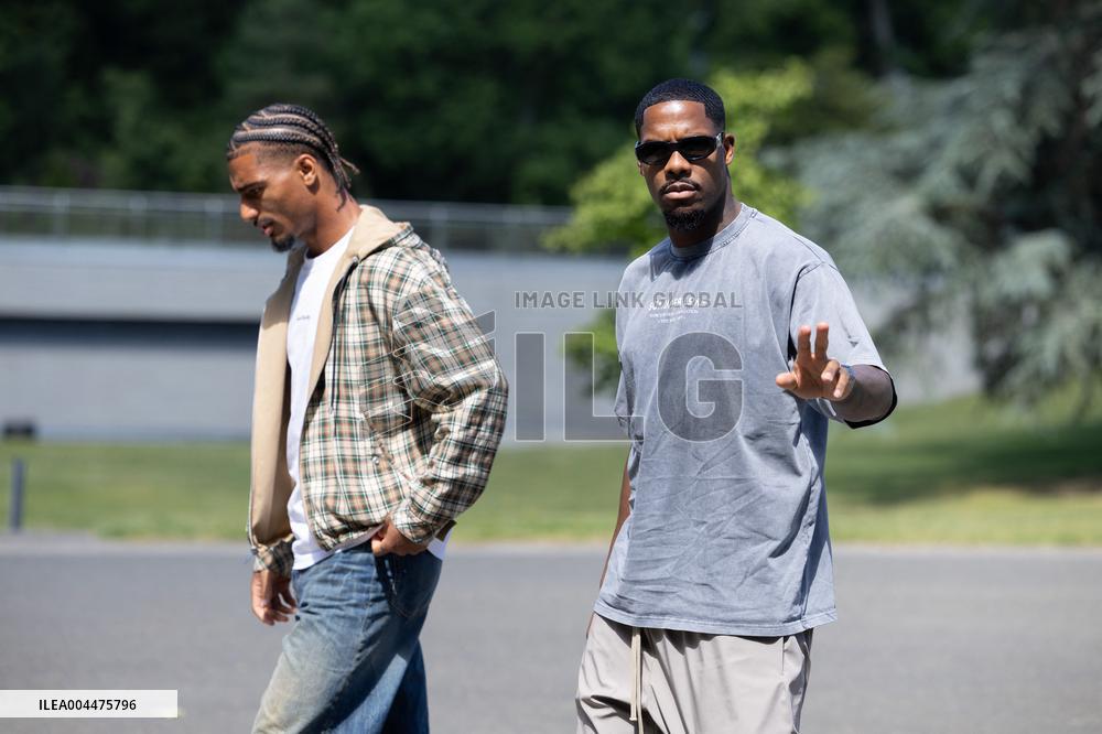 France Players arrives for Training - Clairefontaine-en-Yvelines