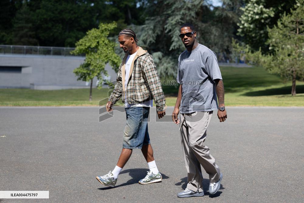 France Players arrives for Training - Clairefontaine-en-Yvelines