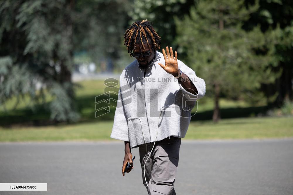 France Players arrives for Training - Clairefontaine-en-Yvelines